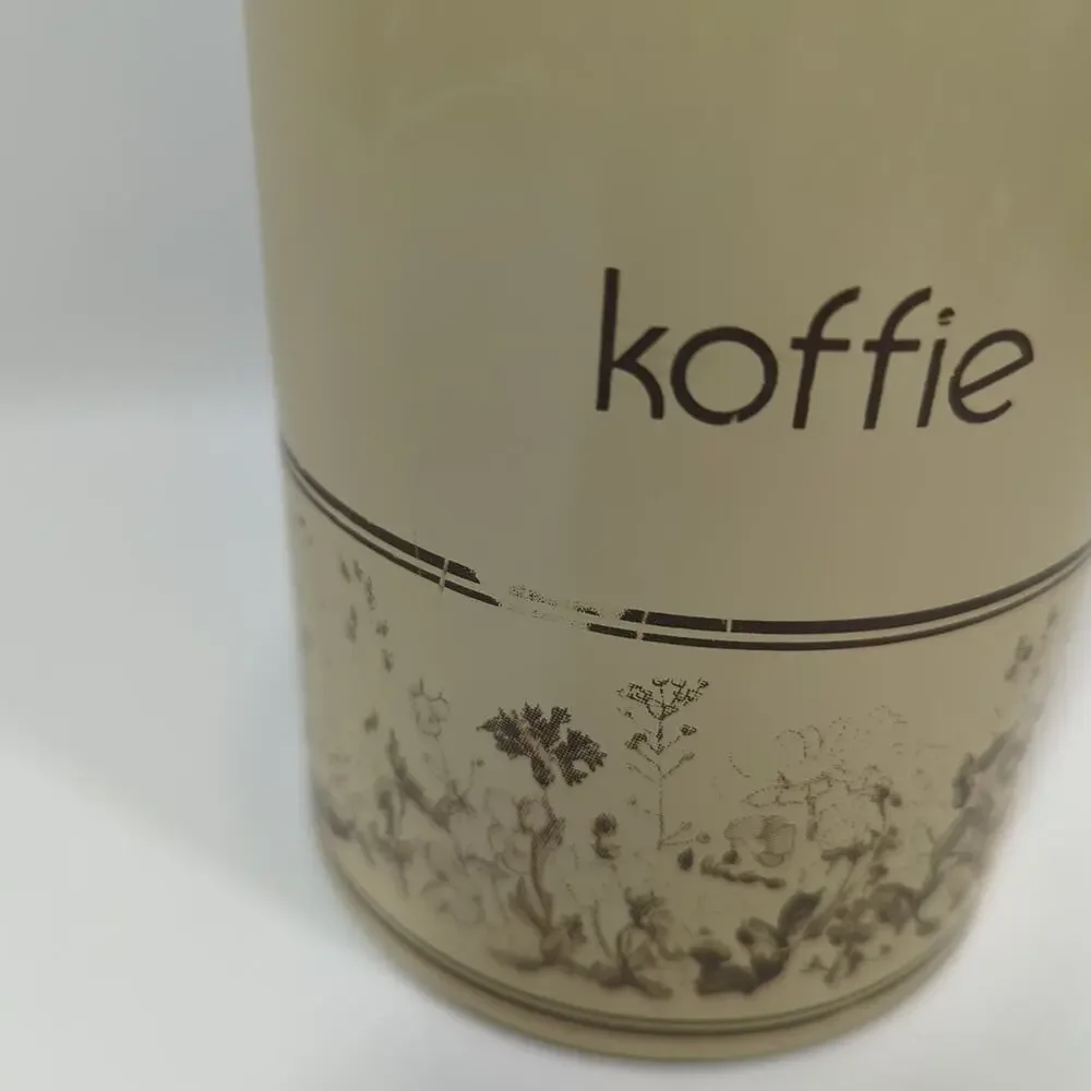 Vintage Dutch Canister Set Koffie Thee Suiker Storage Belgium with Lids